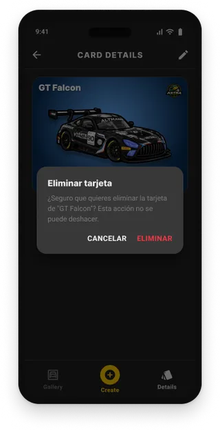 Detalle — Confirmar eliminación